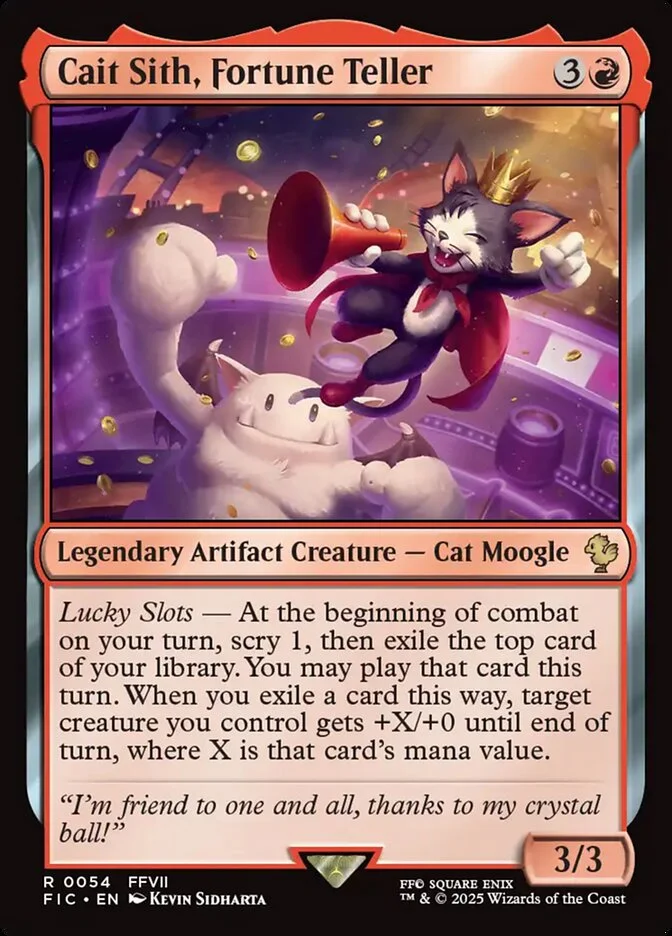 Cait Sith, Fortune Teller (Final Fantasy Commander) - Magic: The Gathering in TCG Land