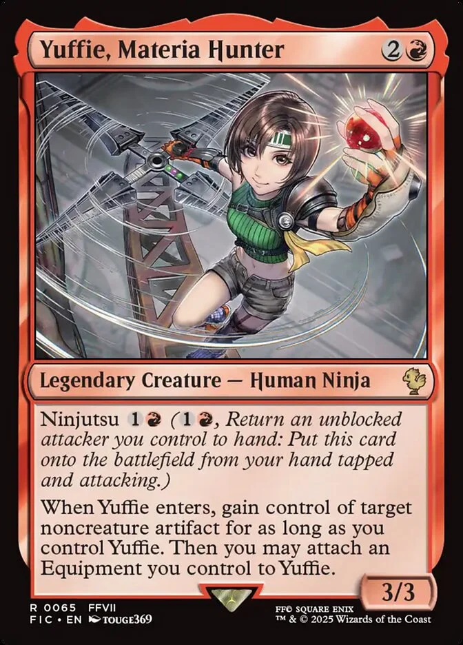 Yuffie, Materia Hunter (Final Fantasy Commander) - Magic: The Gathering in TCG Land México