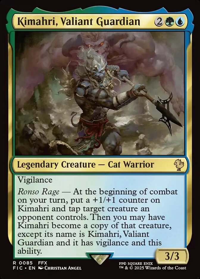Kimahri, Valiant Guardian (Final Fantasy Commander) - Magic: The Gathering in TCG Land