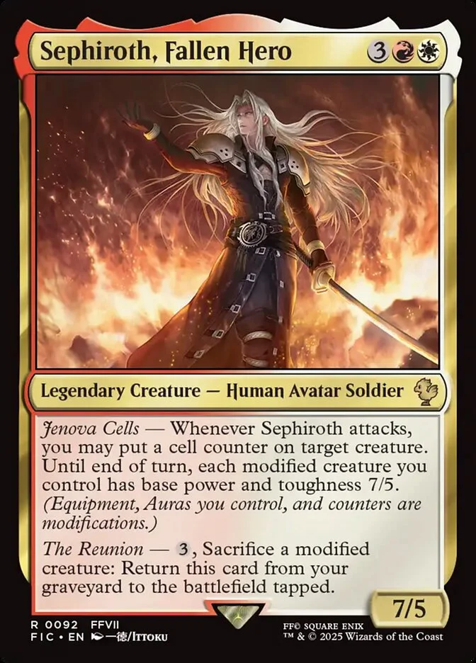 Sephiroth, Fallen Hero (Final Fantasy Commander) - Magic: The Gathering in TCG Land