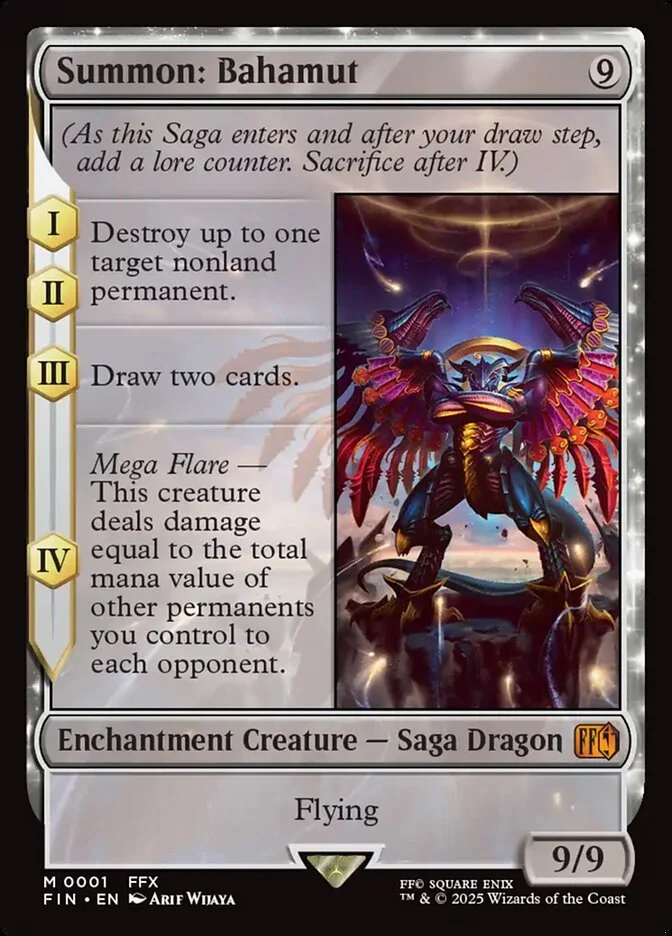 Summon: Bahamut (Final Fantasy) - Magic: The Gathering in TCG Land