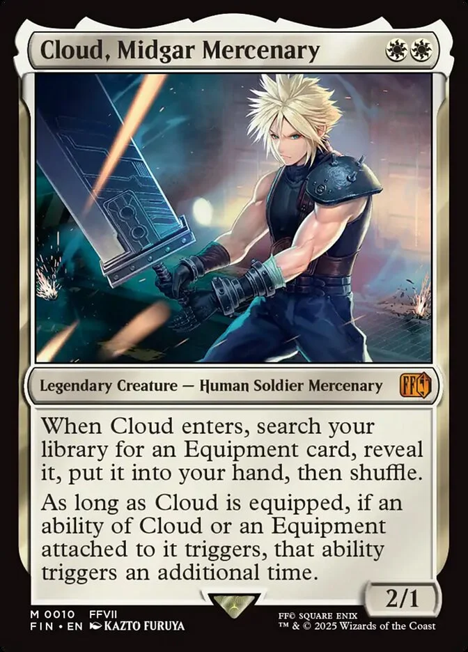 Cloud, Midgar Mercenary (Final Fantasy) - Magic: The Gathering in TCG Land