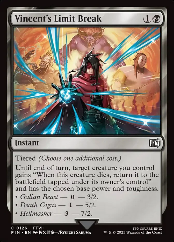 Vincent's Limit Break (Final Fantasy) - Magic: The Gathering in TCG Land