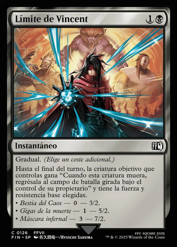 Límite de Vincent (Final Fantasy) - Magic: The Gathering in TCG Land México