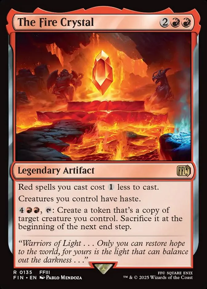 The Fire Crystal (Final Fantasy) - Magic: The Gathering in TCG Land