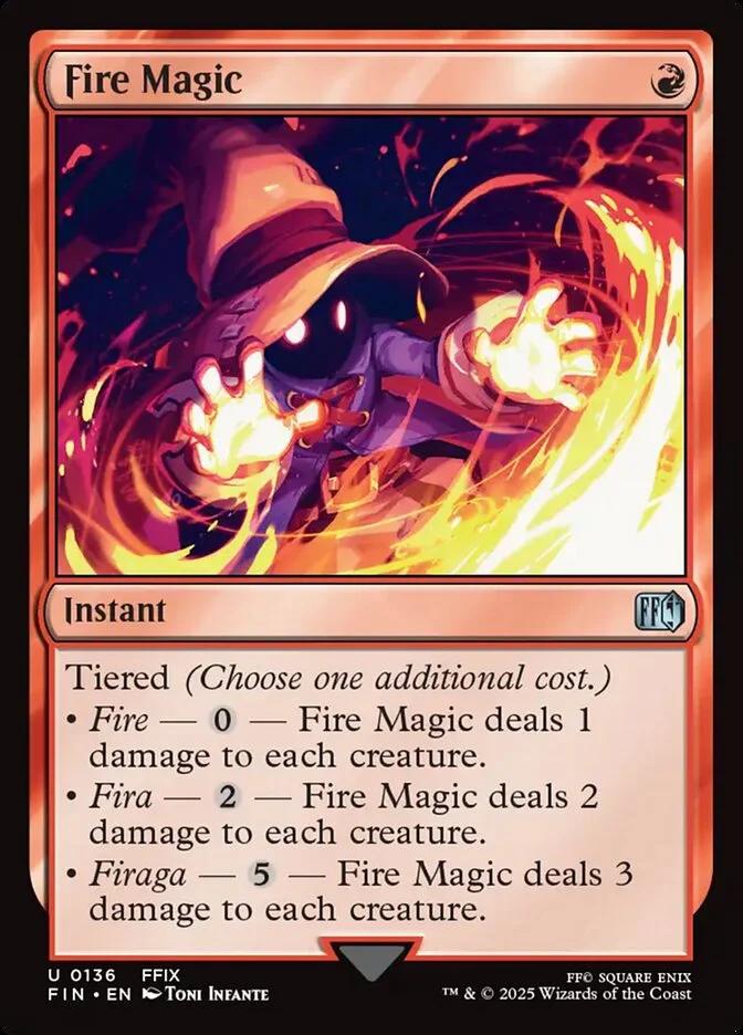 Fire Magic (Final Fantasy) - Magic: The Gathering in TCG Land