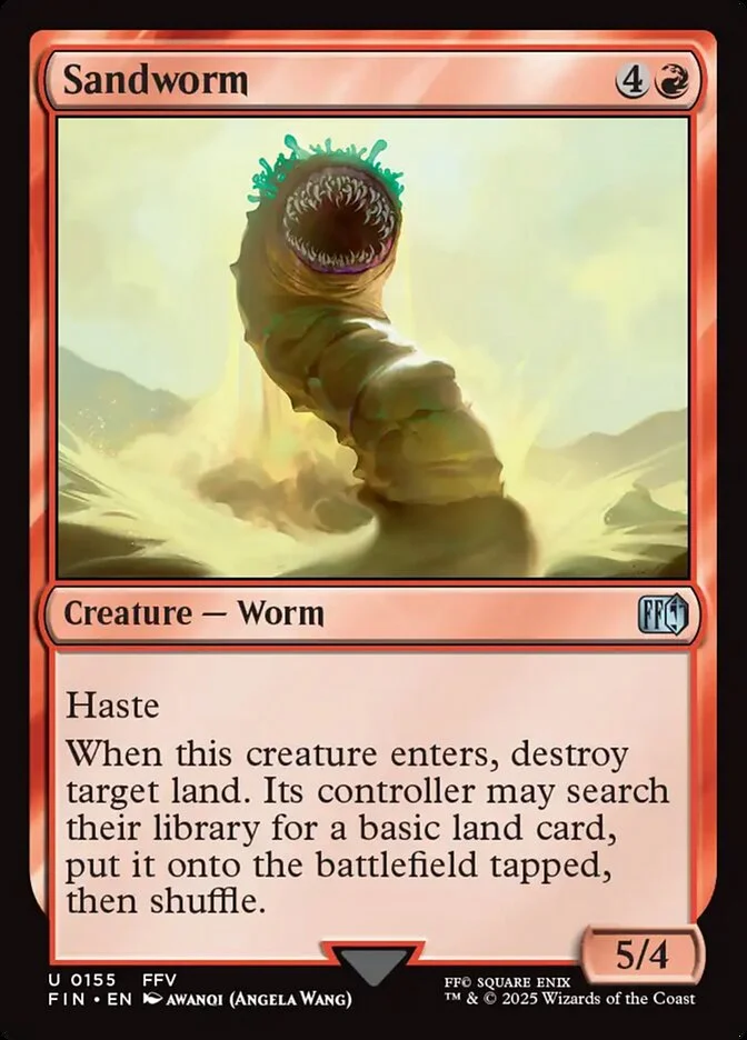 Sandworm (Final Fantasy) - Magic: The Gathering in TCG Land