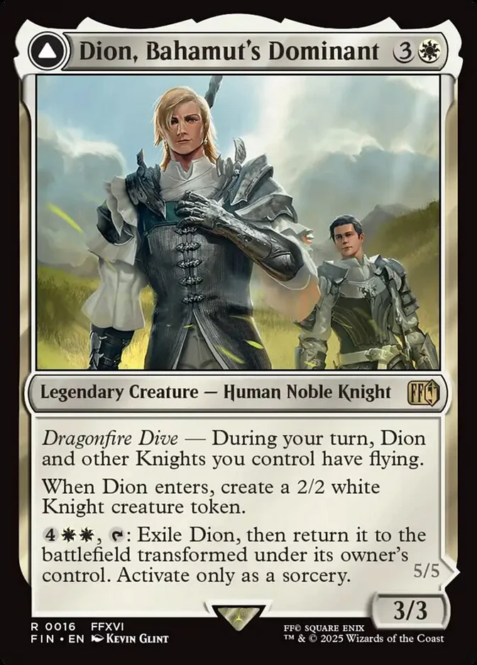 Dion, Bahamut's Dominant (Final Fantasy) - Magic: The Gathering in TCG Land