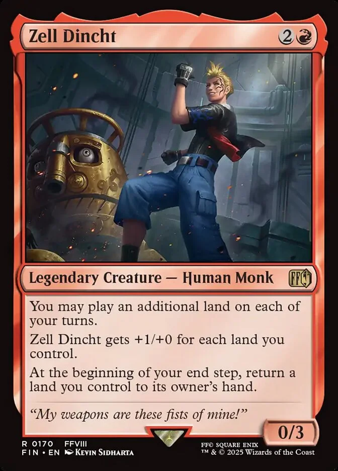 Zell Dincht (Final Fantasy) - Magic: The Gathering in TCG Land