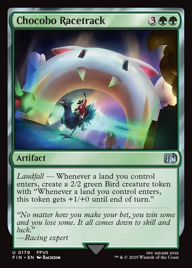 Chocobo Racetrack (Final Fantasy) - Magic: The Gathering in TCG Land México