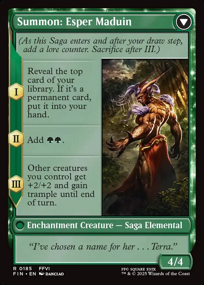 Summon: Esper Maduin (Final Fantasy) - Magic: The Gathering in TCG Land