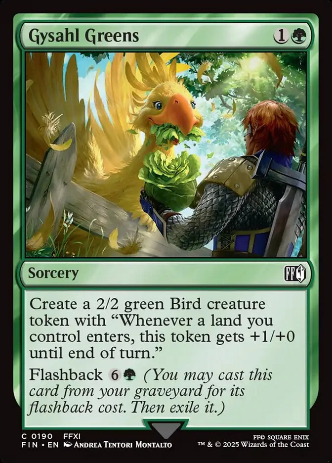 Gysahl Greens (Final Fantasy) - Magic: The Gathering in TCG Land
