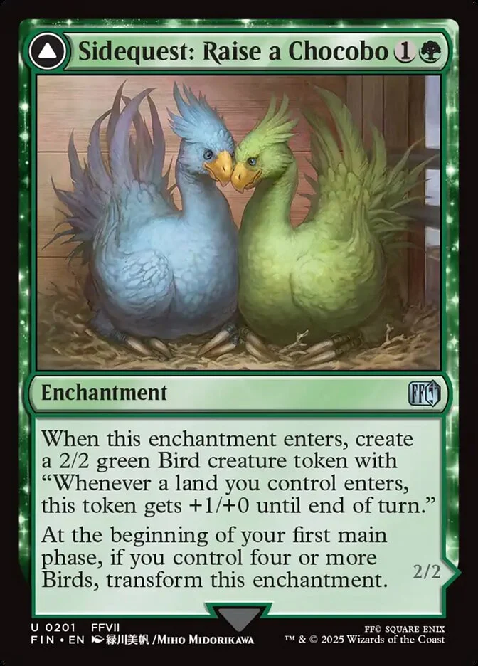 Sidequest: Raise a Chocobo (Final Fantasy) - Magic: The Gathering in TCG Land
