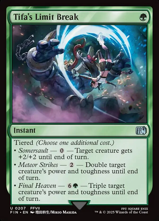 Tifa's Limit Break (Final Fantasy) - Magic: The Gathering in TCG Land