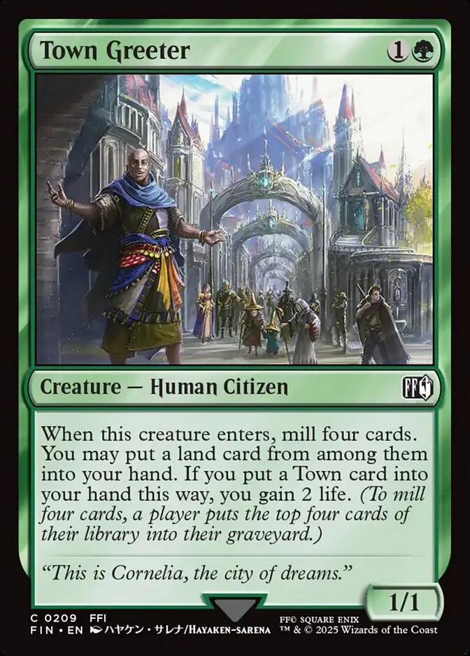 Town Greeter (Final Fantasy) - Magic: The Gathering in TCG Land