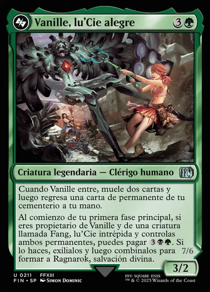 Vanille, Cheerful l'Cie MTG (Final Fantasy)