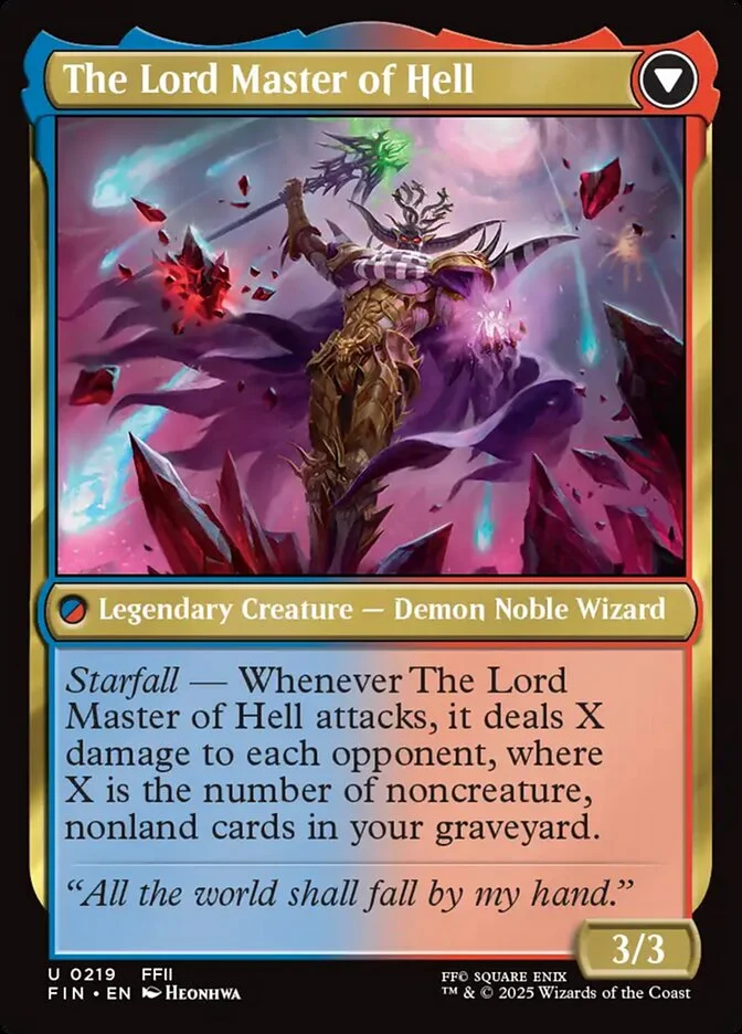 The Lord Master of Hell (Final Fantasy) - Magic: The Gathering in TCG Land
