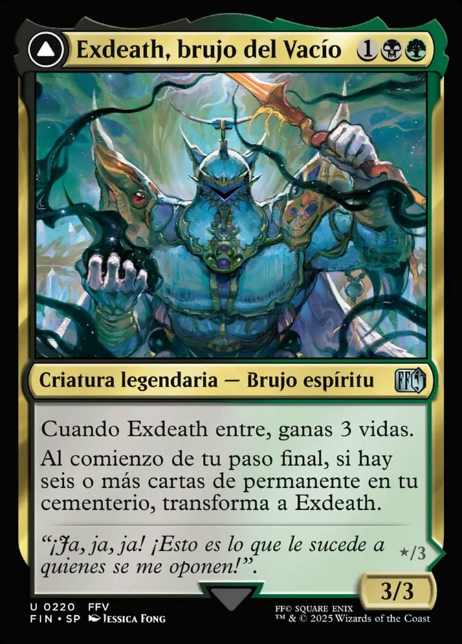 Exdeath, Void Warlock (Final Fantasy) - Magic: The Gathering in TCG Land México