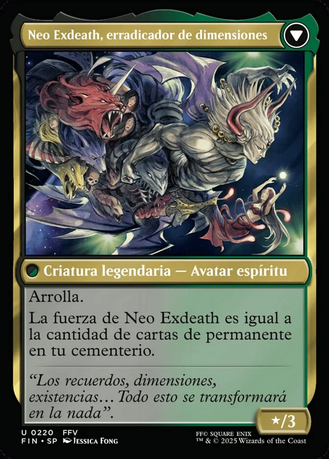 Neo Exdeath, Dimension's End (Final Fantasy) - Magic: The Gathering in TCG Land México