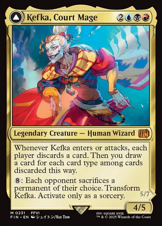 Kefka, Court Mage (Final Fantasy) - Magic: The Gathering in TCG Land