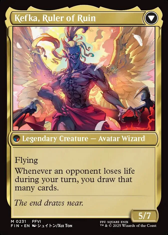 Kefka, Ruler of Ruin (Final Fantasy) - Magic: The Gathering in TCG Land