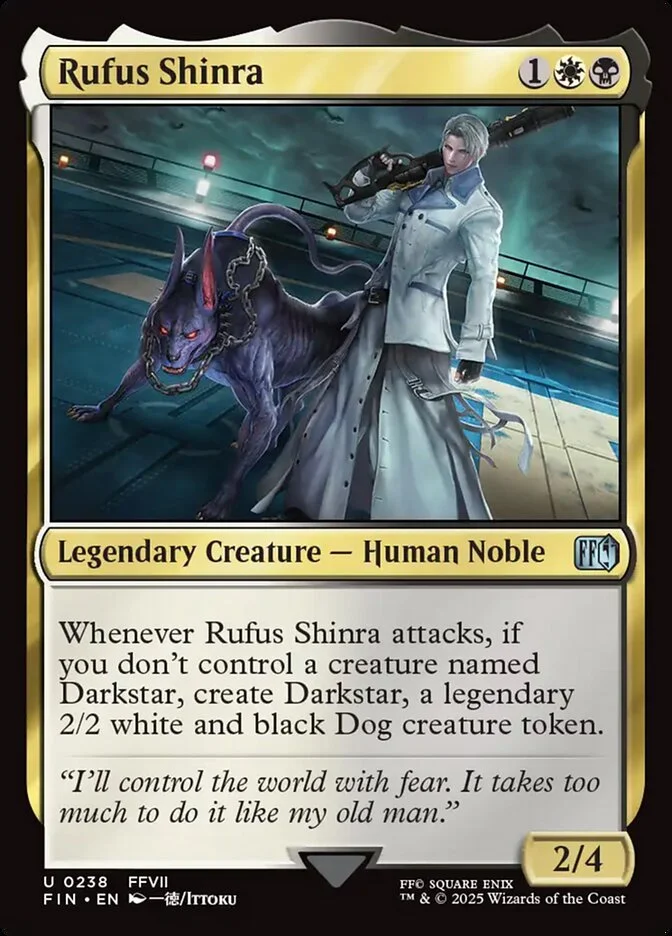 Rufus Shinra (Final Fantasy) - Magic: The Gathering in TCG Land México