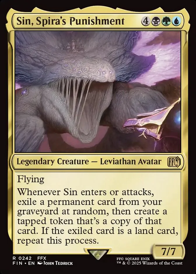 Sin, Spira's Punishment (Final Fantasy) - Magic: The Gathering in TCG Land