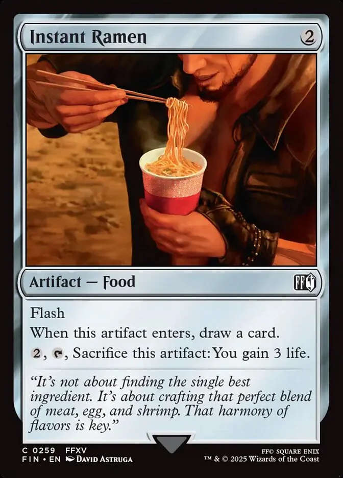 Instant Ramen (Final Fantasy) - Magic: The Gathering in TCG Land México