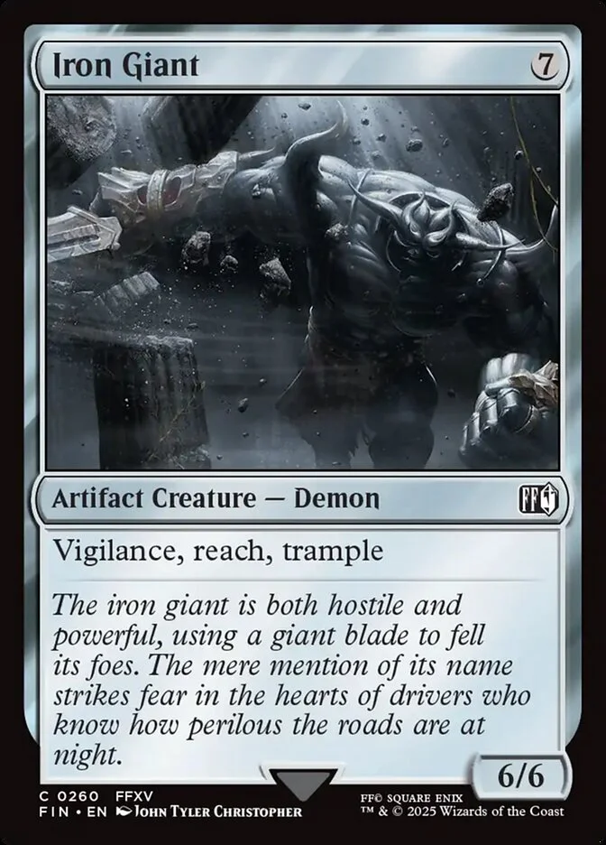 Iron Giant (Final Fantasy) - Magic: The Gathering in TCG Land