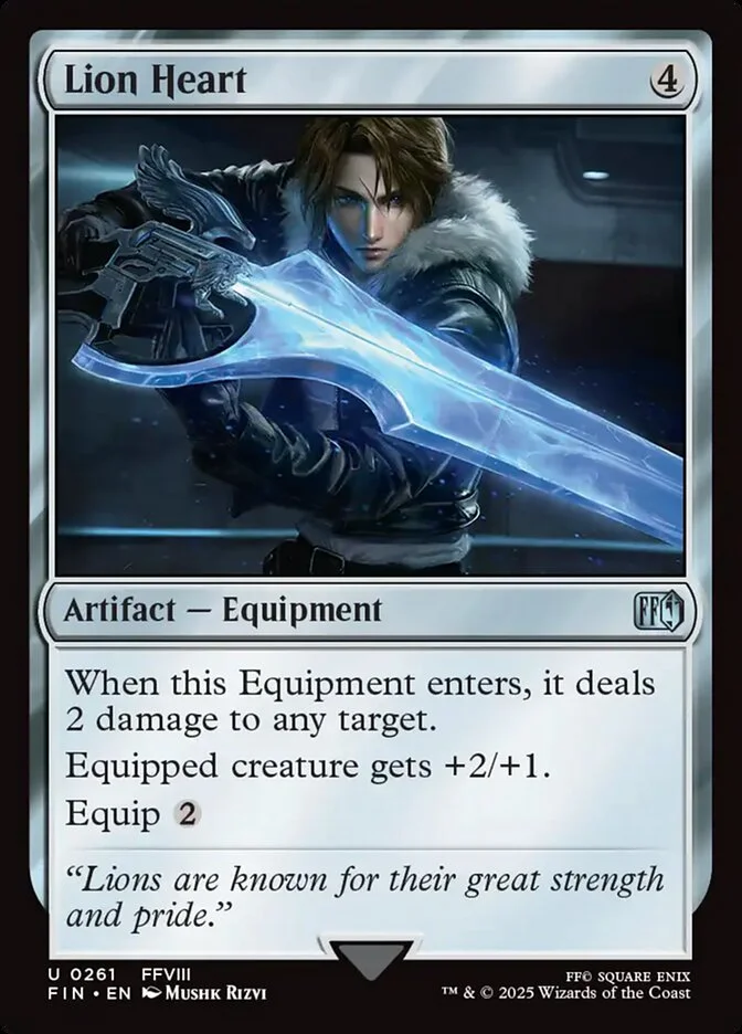 Lion Heart (Final Fantasy) - Magic: The Gathering in TCG Land