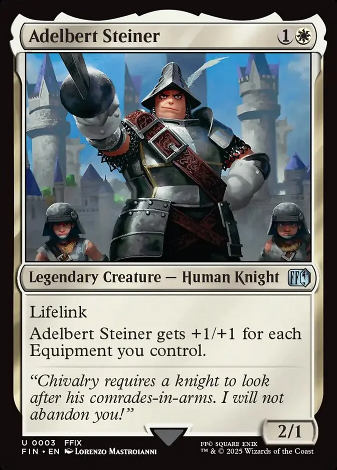 Adelbert Steiner (Final Fantasy) - Magic: The Gathering in TCG Land