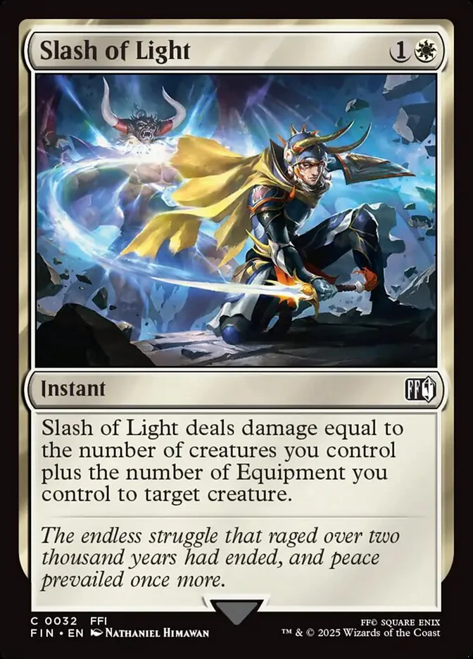 Slash of Light (Final Fantasy) - Magic: The Gathering in TCG Land