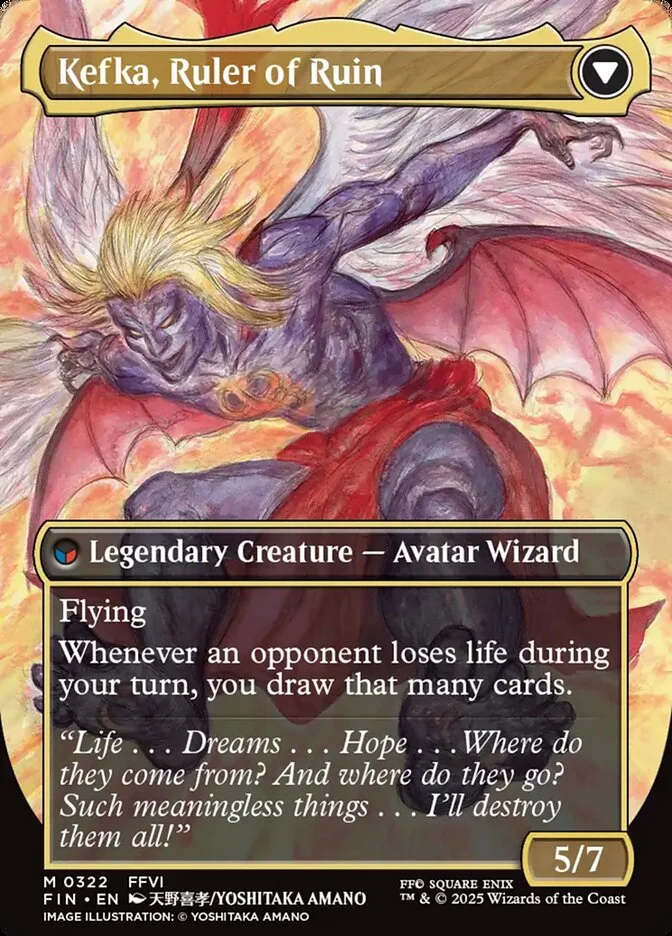 Kefka, Ruler of Ruin (Final Fantasy) - Magic: The Gathering in TCG Land