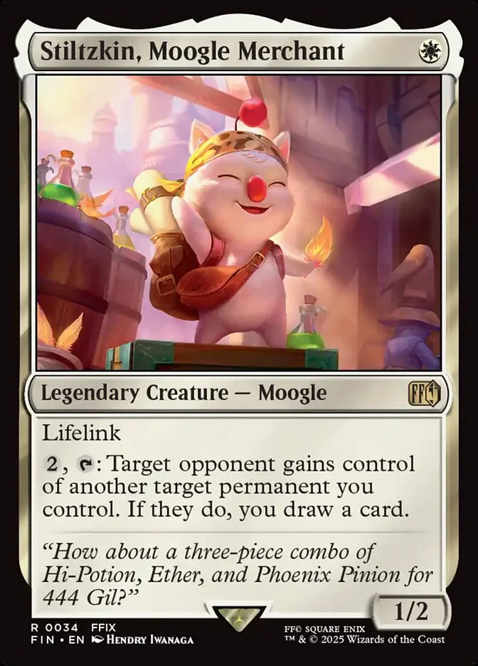 Stiltzkin, Moogle Merchant (Final Fantasy) - Magic: The Gathering in TCG Land México
