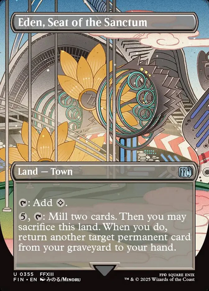 Eden, Seat of the Sanctum (Final Fantasy) - Magic: The Gathering in TCG Land