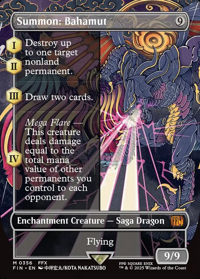 Summon: Bahamut (Final Fantasy) - Magic: The Gathering in TCG Land