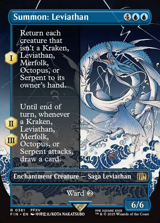 Summon: Leviathan (Final Fantasy) - Magic: The Gathering in TCG Land