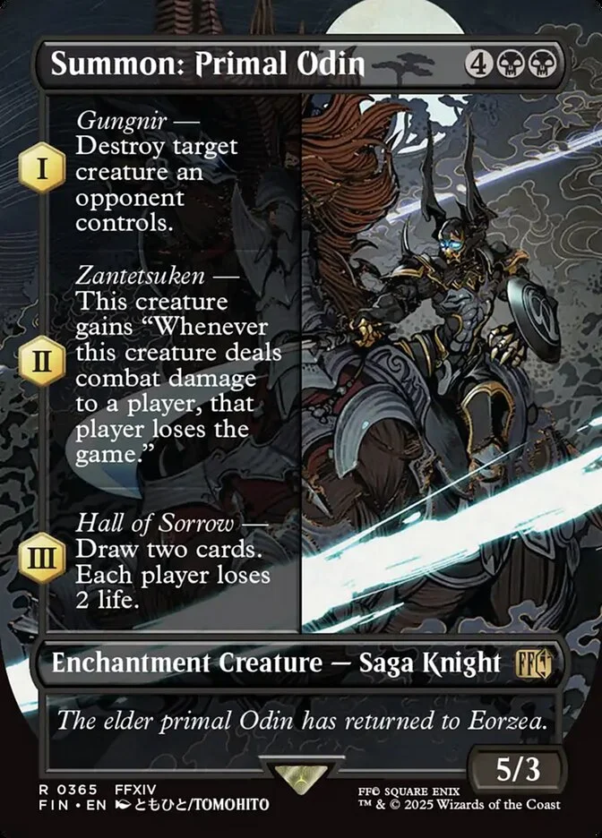 Summon: Primal Odin (Final Fantasy) - Magic: The Gathering in TCG Land