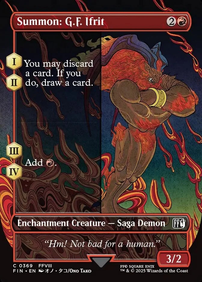 Summon: G.F. Ifrit (Final Fantasy) - Magic: The Gathering in TCG Land