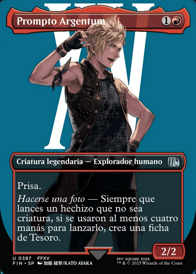 Prompto Argentum (Final Fantasy) - Magic: The Gathering in TCG Land México