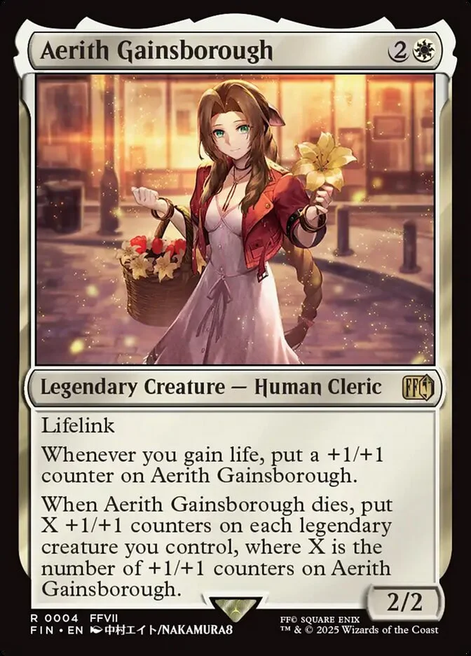 Aerith Gainsborough (Final Fantasy) - Magic: The Gathering in TCG Land