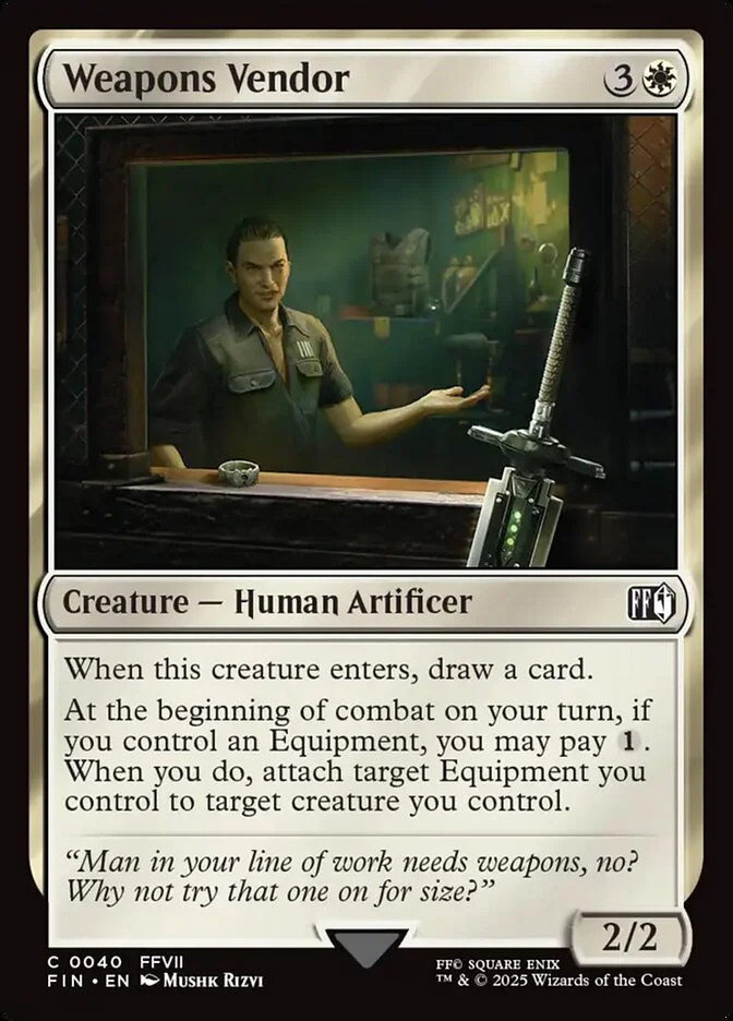 Weapons Vendor (Final Fantasy) - Magic: The Gathering in TCG Land
