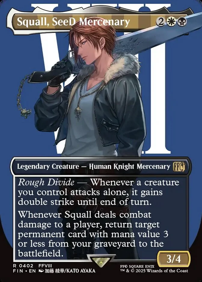 Squall, SeeD Mercenary MTG (Final Fantasy)