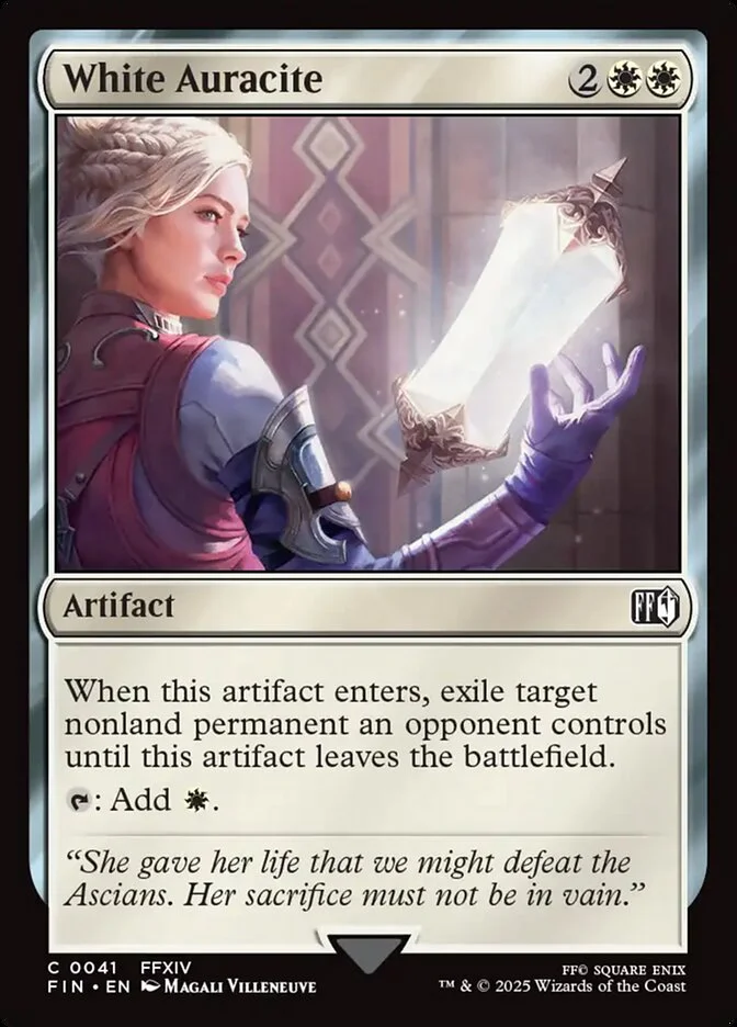 White Auracite (Final Fantasy) - Magic: The Gathering in TCG Land