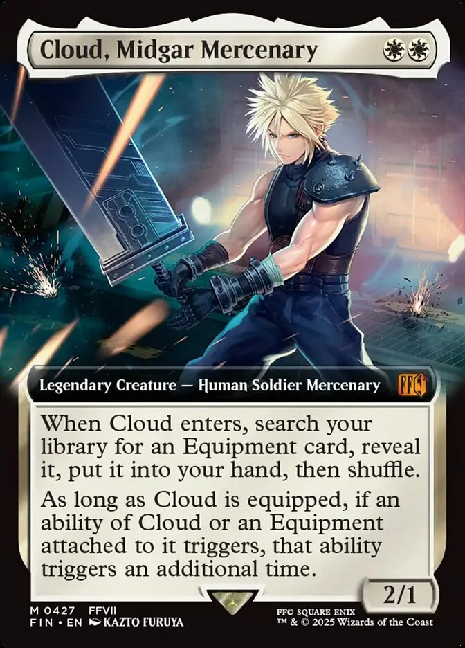 Cloud, Midgar Mercenary (Final Fantasy) - Magic: The Gathering in TCG Land