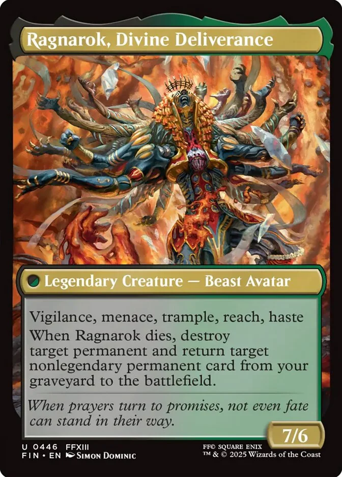 Ragnarok, Divine Deliverance (Final Fantasy) - Magic: The Gathering in TCG Land