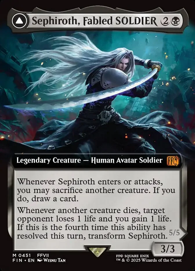 Sephiroth, Fabled SOLDIER (Final Fantasy) - Magic: The Gathering in TCG Land