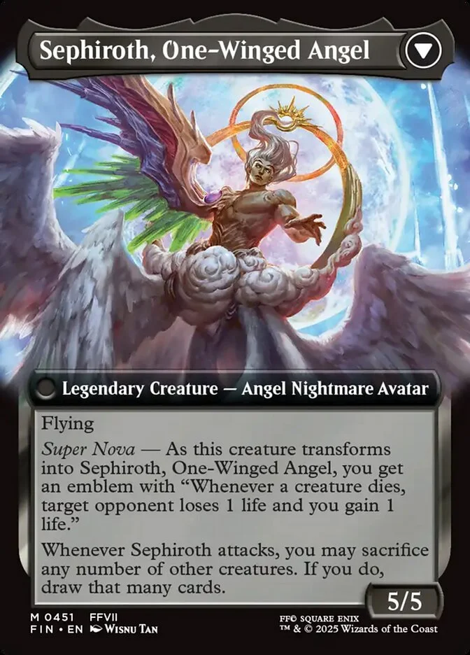 Sephiroth, One-Winged Angel (Final Fantasy) - Magic: The Gathering in TCG Land