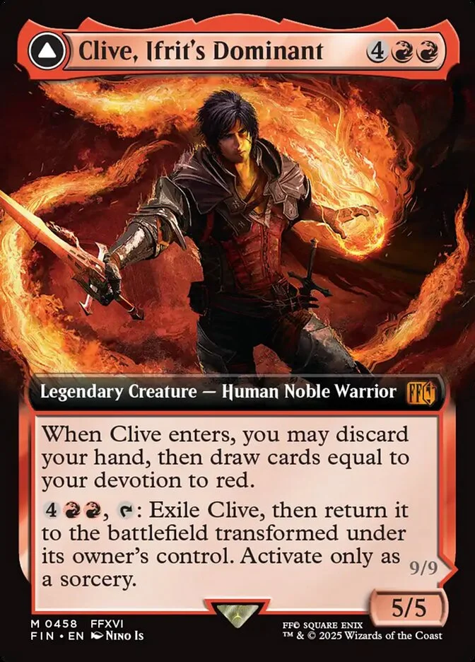 Clive, Ifrit's Dominant (Final Fantasy) - Magic: The Gathering in TCG Land