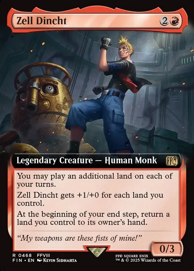 Zell Dincht (Final Fantasy) - Magic: The Gathering in TCG Land